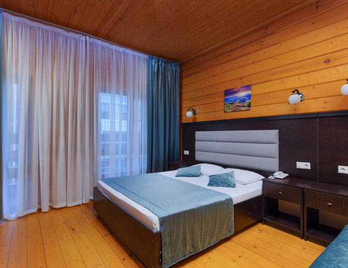 Делюкс 2-местный  деревянный 2 этаж с 2-мя доп.местами - Курортный отель «Славянка»