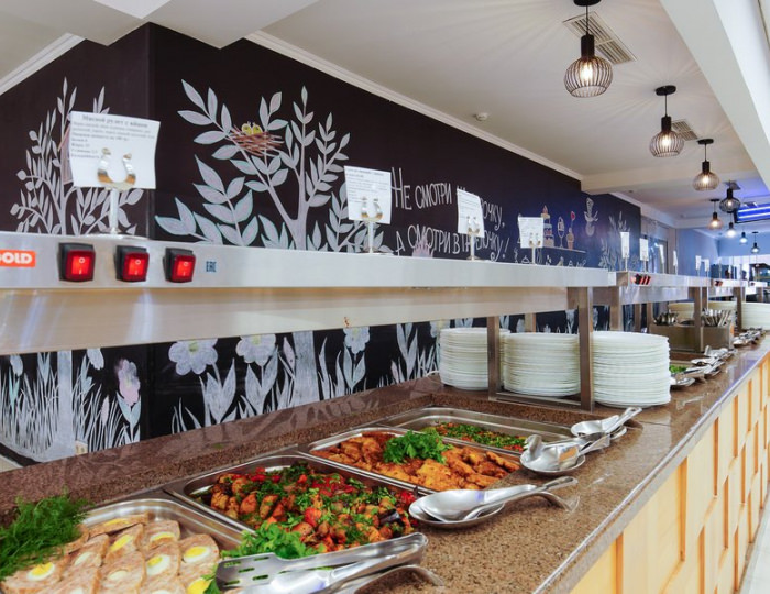 Обеденный зал - Курортный отель «Славянка»